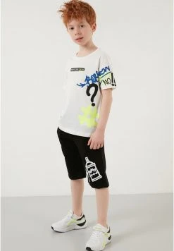 LELA REGULAR FIT T-SHIRT AND SHORTS - Shorts - White , Niños