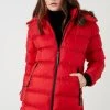 LELA Abrigo De Invierno - Red, Mujer