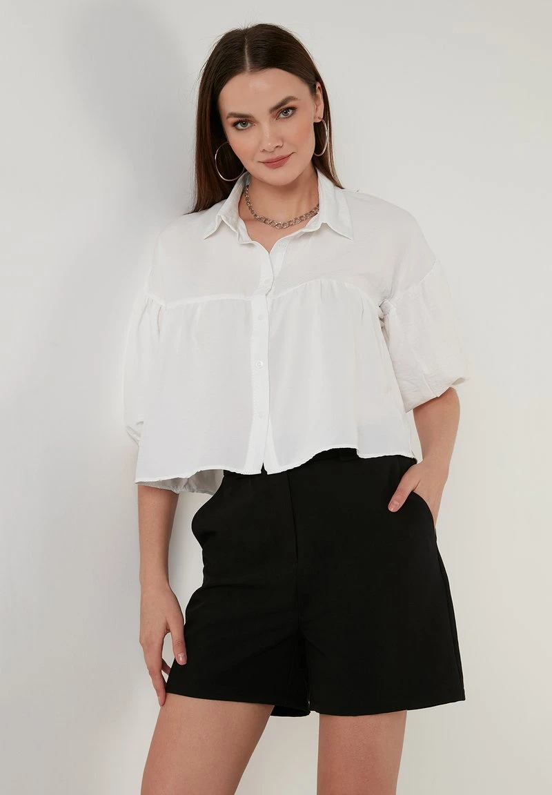LELA LOOSE FIT - Camisa - Ecru , Mujer 4 LELA LOOSE FIT - Camisa - Ecru , Mujer - Imagen 4