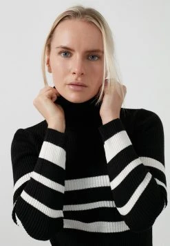 LELA Jersey De Punto - Black-ecru, Mujer -LELA Ventas 2024 fac2f8c0f91a473d8372b642556c0021