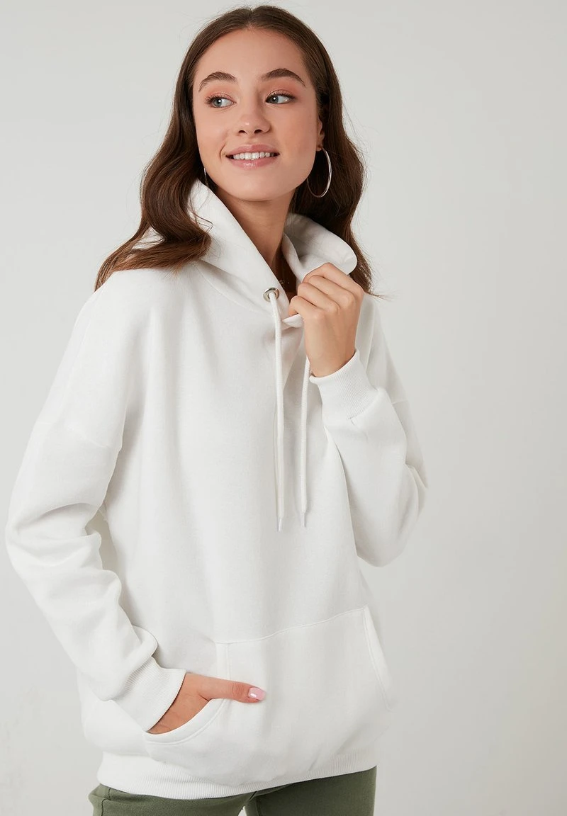 LELA Jersey Con Capucha - Ecru , Mujer 2 LELA Jersey Con Capucha - Ecru , Mujer - Imagen 2