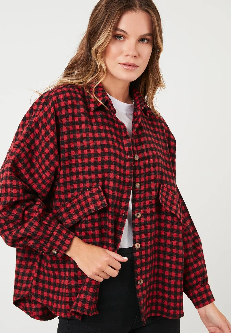 LELA Camisa - Red , Mujer 1 LELA Camisa - Red , Mujer
