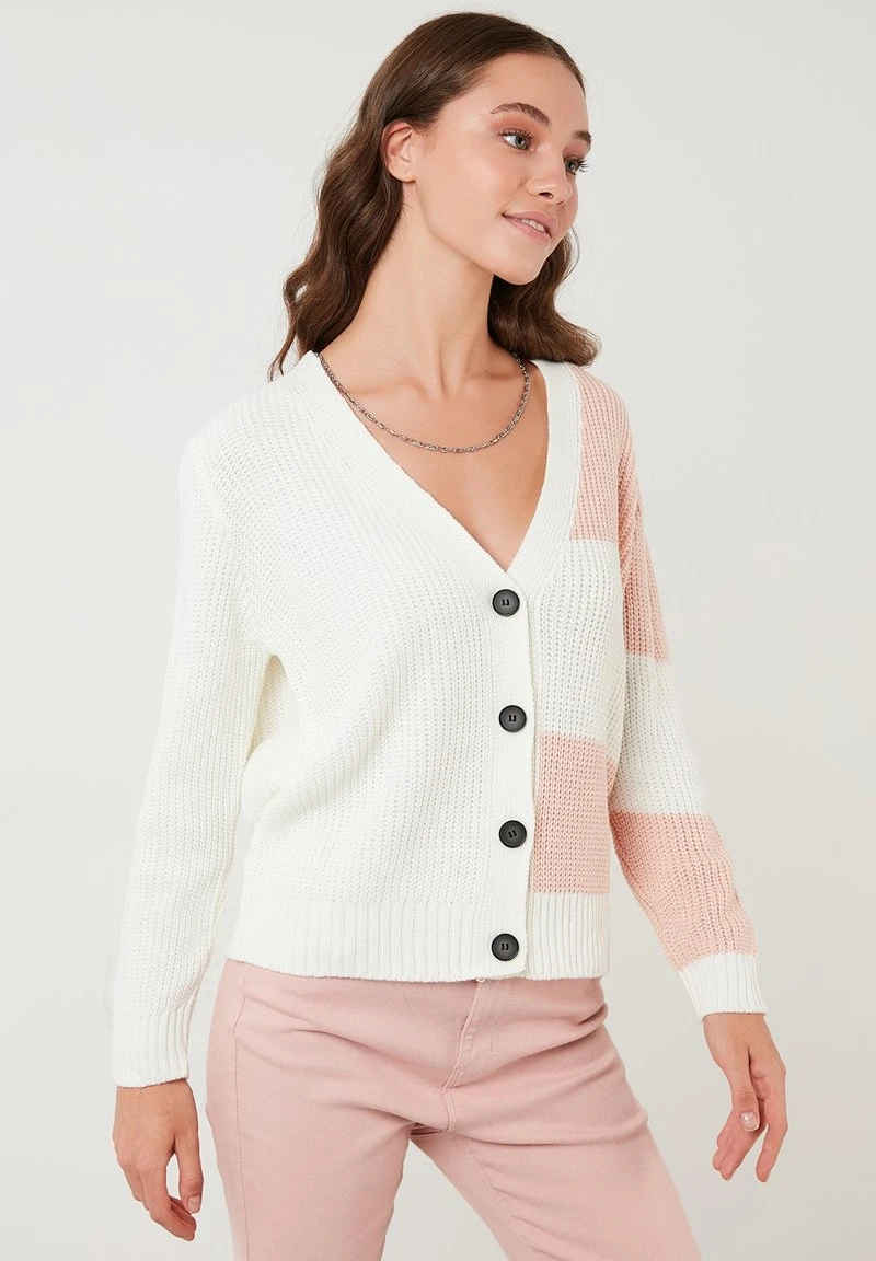 Chaqueta de punto - pink, white LELA Chaqueta De Punto - Pink, White , Mujer -LELA Ventas 2024 fc8e5fc67ca44113b185d90b2297f9a3