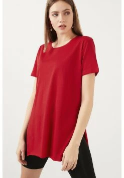 LELA Camiseta Básica - Red, Mujer -LELA Ventas 2024 fe00a868fec04013964224654c818658