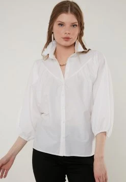 LELA Camisa - Ecru , Mujer