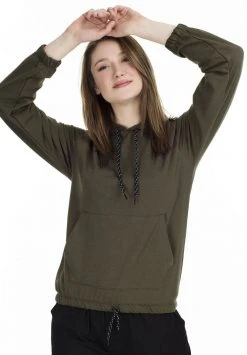 LELA Jersey Con Capucha - Khaki, Mujer -LELA Ventas 2024 ff4ed63ac1674808b6d83b1aad67d885