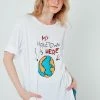 LELA Camiseta Estampada - White , Mujer