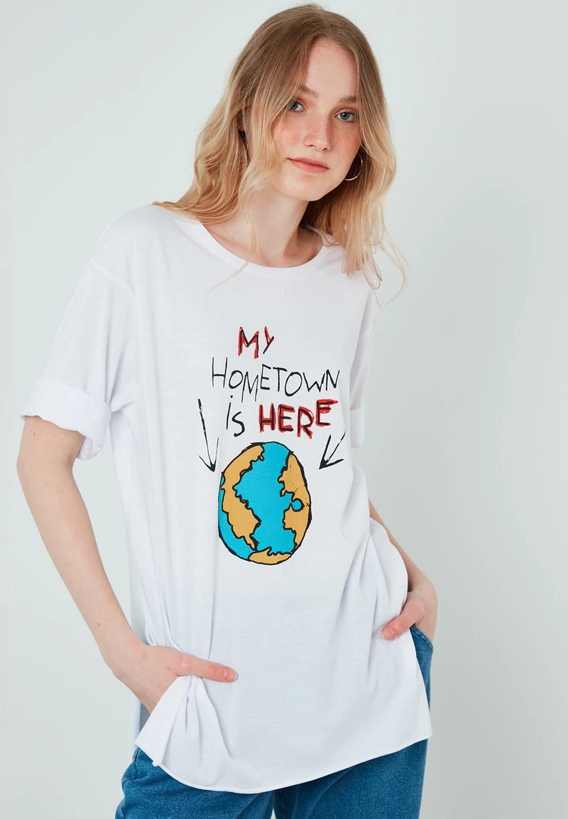 Camiseta estampada - white LELA Camiseta Estampada - White , Mujer -LELA Ventas 2024 ffa09243116048cbbe19595381e7533f